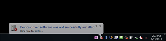 Driver Not Installed Windows 7 Driver Not Installed Windows 7